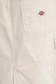 Dickies spódnica bawełniana DUCK CANVAS beżowy DK0A4Z2R