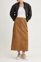 Бавовняна спідниця Dickies DUCK CANVAS casual коричневий DK0A4Z2R