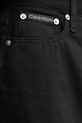 Rifľová sukňa Calvin Klein Jeans čierna J20J224094