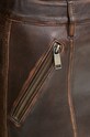 Kožená sukně MICHAEL Michael Kors hnědá MF470G2F24