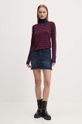 Tommy Jeans spódnica jeansowa DW0DW18951 granatowy AW24