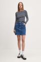 Tommy Jeans spódnica jeansowa DW0DW19011 niebieski AW24