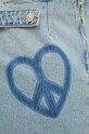 Джинсова спідниця Moschino Jeans блакитний 0106.8720