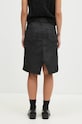 Clothing Rick Owens denim skirt Slivered Skirt DS02D2340.SBW black