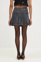 Îmbrăcăminte AMBUSH fustă din denim Denim Pleats Skirt BWYF002F24DEN0011100 negru