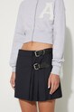 Vlněná sukně AMBUSH Belts Mini Skirt námořnická modř BWCU006F24FAB0014600
