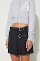 Шерстяная юбка AMBUSH Belts Mini Skirt тёмно-синий BWCU006F24FAB0014600