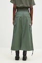 Oblečenie Bavlnená sukňa Carhartt WIP Cargo Skirt Long I033823.29N02 zelená