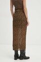 Îmbrăcăminte Never Fully Dressed fusta Leopard Sheer Jaspre NL28362 bej
