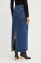 Bardot fustă din denim EVIANNA 91371SB1 albastru AW24