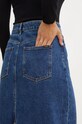 Bardot fustă din denim EVIANNA albastru 91371SB1