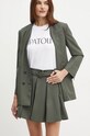 Шерстяная юбка Patou casual зелёный SK0710103