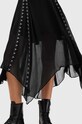 AllSaints spódnica LUNA W013RB czarny