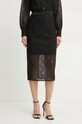 Karl Lagerfeld fusta cu modele negru 246W1202