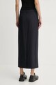 Odzież Theory spódnica z domieszką wełny O0801304 granatowy