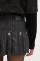 Andersson Bell szorty wełniane Stripe Wool Skirt apa761w czarny