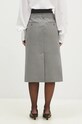 Clothing Sportmax wool skirt Alceste 2422106062600 gray