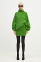 Sportmax gonna in lana Teiera 2422306012600 verde