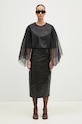 Sportmax leather skirt Bairo 2422406012600 black