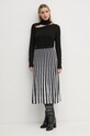 DIANE VON FURSTENBERG fusta DVFKN3S005 negru AW24
