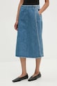 Sunnei fustă și pantaloni denim albastru RTWWSKR019