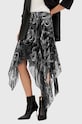 AllSaints fusta POLLY SKIRT W011RB negru AW24