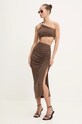 Спідниця Rick Owens Lilies LI02D5310RV коричневий AW24