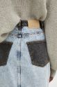 Rotate gonna di jeans Mini Patchwork 1128211603 blu