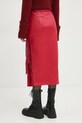 Îmbrăcăminte Never Fully Dressed fusta Vegan Leather Jaspre Skirt NFDSK556 rosu