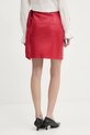 Îmbrăcăminte Never Fully Dressed fusta Vegan Leather Mini Jaspre Skirt NFDSK540 rosu