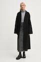 By Malene Birger fusta de lana ESTILLE Q72556002 gri AW24