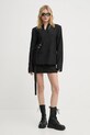 Heliot Emil spódnica z domieszką wełny AW24.W.12.041.BLK01 czarny AW24