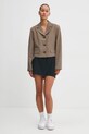 Sukně Abercrombie & Fitch KI143.4185.900 černá AW24
