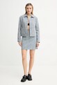 PS Paul Smith fustă W2R.238SB.P31259 bleumarin SS25