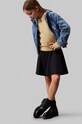 Детская юбка Calvin Klein Jeans mini чёрный IG0IG02521.9BYH.128.176