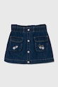 Dětská bavlněná sukně Guess mini modrá K4YD03.D4EU0.9BYH