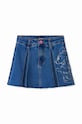 Детская джинсовая юбка Desigual MINNIE MOUSE 24WGFD03 тёмно-синий AW24