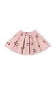 Fete Konges Sløjd fusta din bumbac pentru copii KIM SKIRT GOTS KS101548 roz