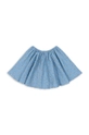 Konges Sløjd gonna di cotone bambina KIM SKIRT GOTS KS101548 blu AW24