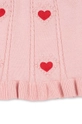 Konges Sløjd gonna di cotone bambina SOLEIL KNIT SKIRT GOTS rosa KS101688