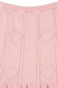 Konges Sløjd spódnica bawełniana dziecięca SOLEIL KNIT SKIRT GOTS KS101688 różowy