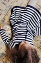 Детская хлопковая юбка Konges Sløjd VENTON KNIT SKIRT GOTS KS101724 тёмно-синий