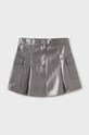 Дитяча спідниця Mayoral Spódnica cargo imitacja skóry mini сірий 7972.8C.Junior.9BYH