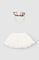 Дитяча спідничка та пов'язка на голову Mayoral Newborn mini бежевий 2803.2P.Newborn.9BYH