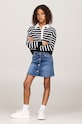 Детская джинсовая юбка Tommy Hilfiger mini тёмно-синий KG0KG08243.9BYH.128.176