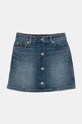 Tommy Hilfiger fustă din denim pentru copii KG0KG08243.9BYH.128.176 bleumarin AW24