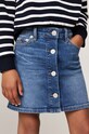 Tommy Hilfiger fustă din denim pentru copii KG0KG08243.9BYH.128.176 bleumarin
