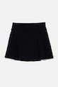 Παιδική φούστα Abercrombie & Fitch με ελαστάν σκούρο μπλε KI243.4071