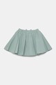 United Colors of Benetton fustă din catifea pentru copii 4O5GG000Y.P.Seasonal verde AW24