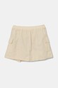 Дитяча вельветова спідниця United Colors of Benetton 4O5GC0021.G.Seasonal бежевий AW24